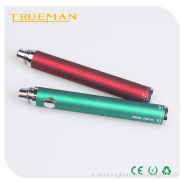 adjustable voltage ecig battery evod twist battery with 3.2v~4.8v